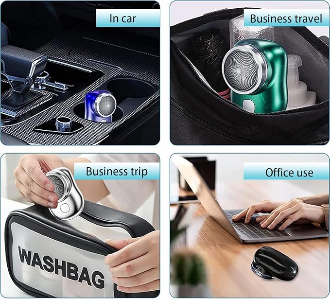 Mini-Shave Portable Electric Shaver, 2025 New Upgrade Mini Electric Razor Shavers for Men